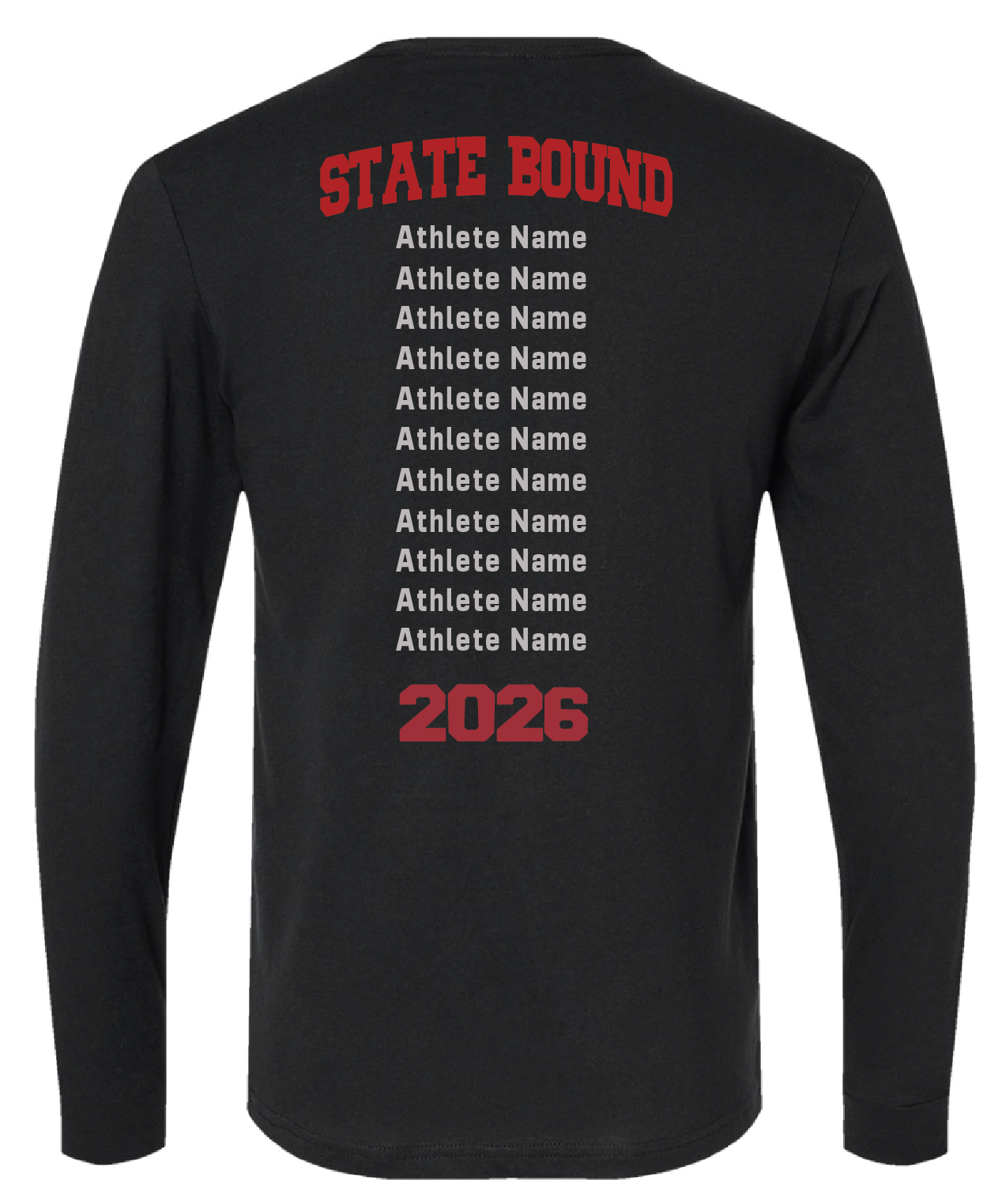 Pondo Girls Long Sleeve State Tee