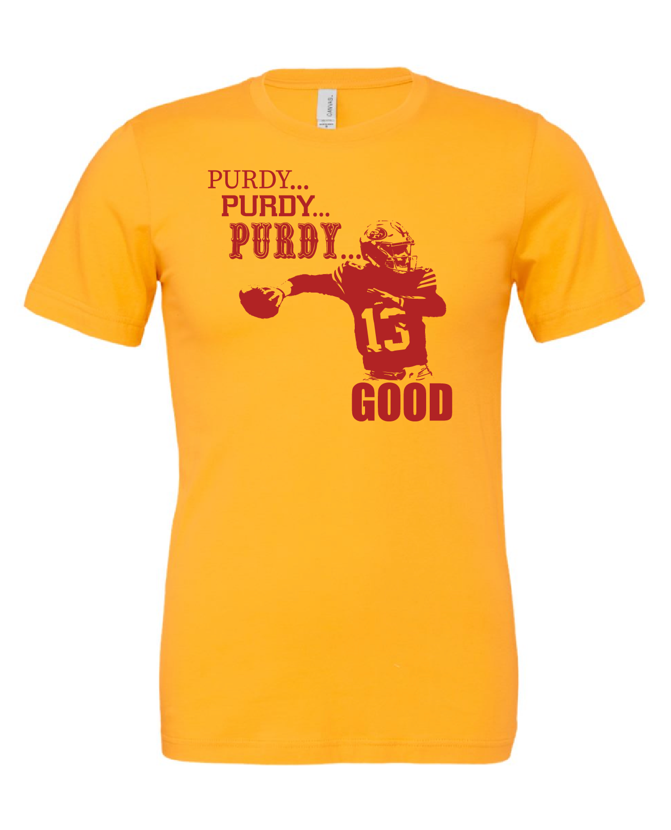 Purdy Good QB tee, FREE SHIPPING!