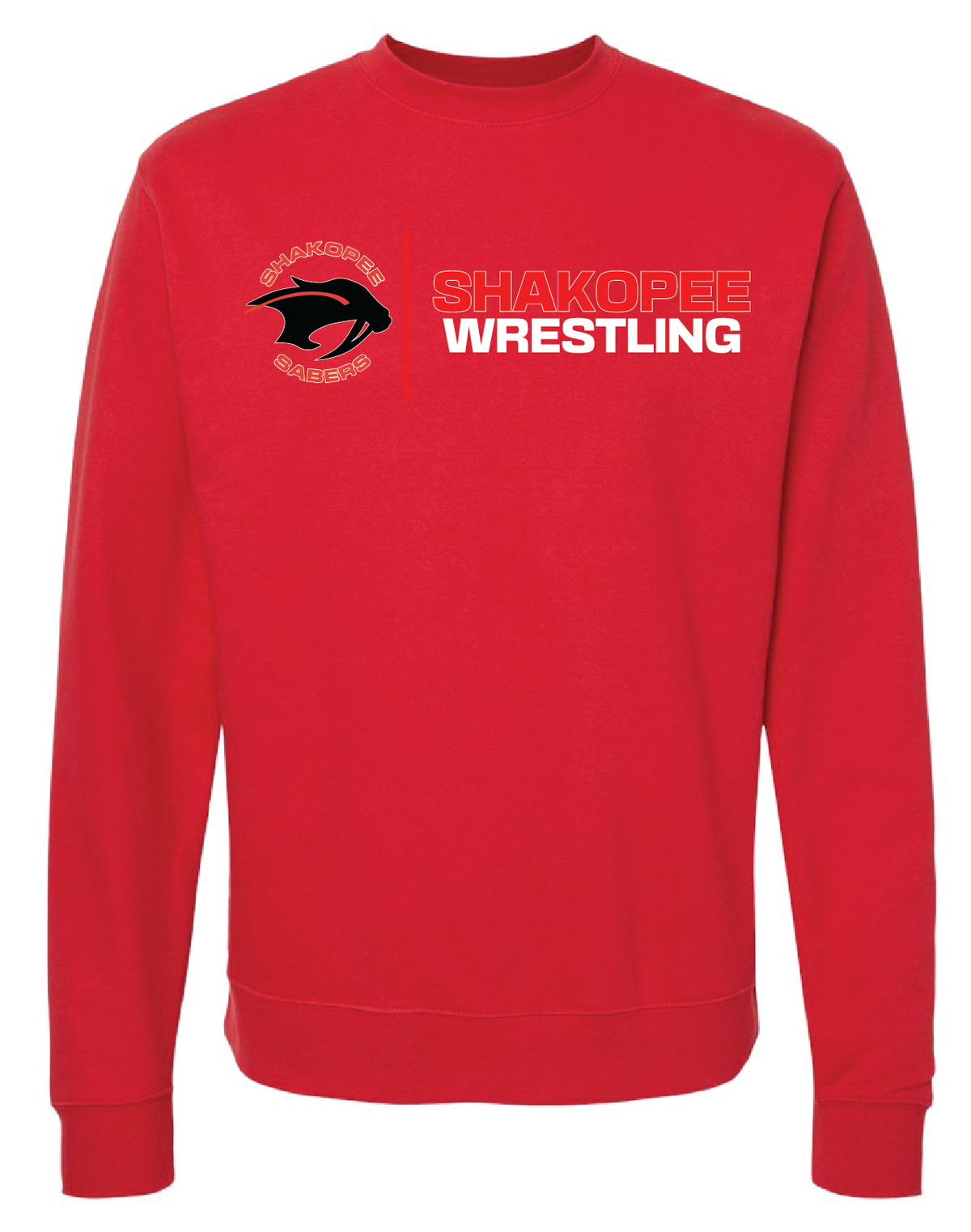 Shakopee Crewneck Red Sweatshirt