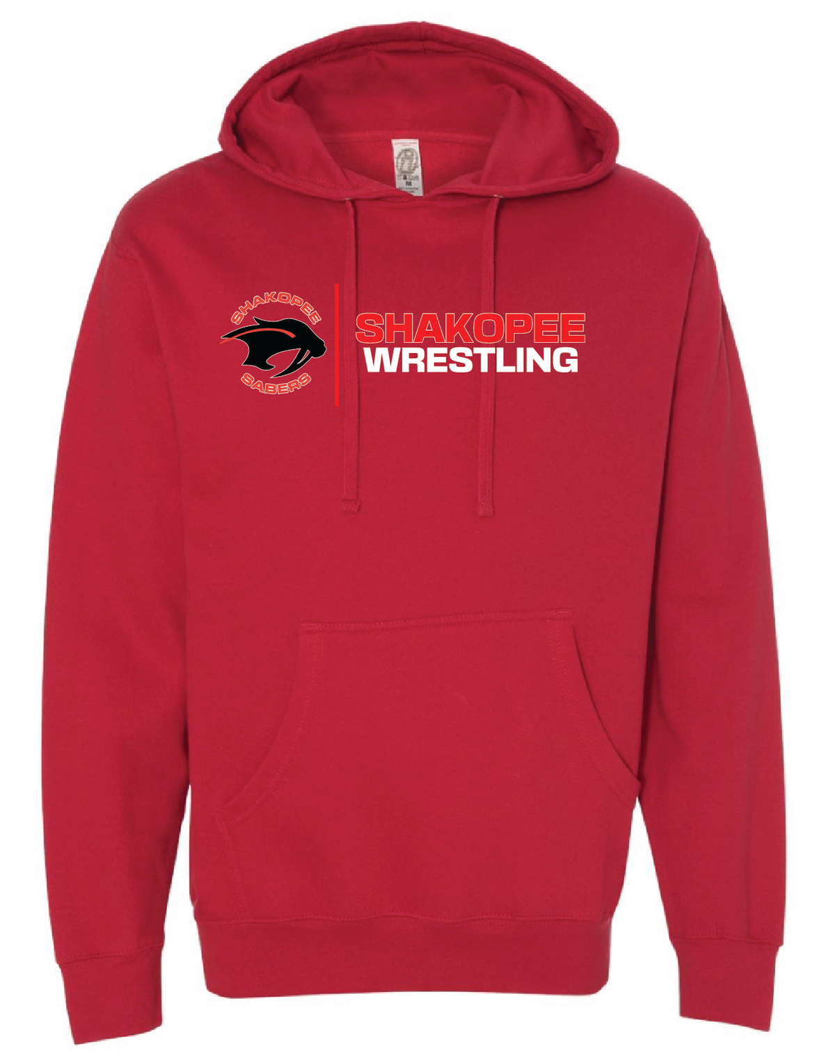 Shakopee Wrestling Red Hoodie