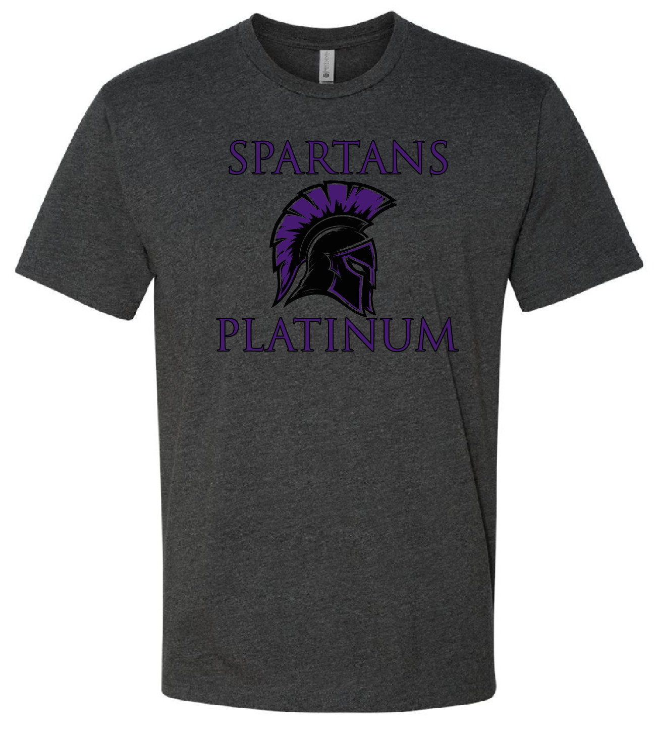 Spartan Platinum Charcoal tee