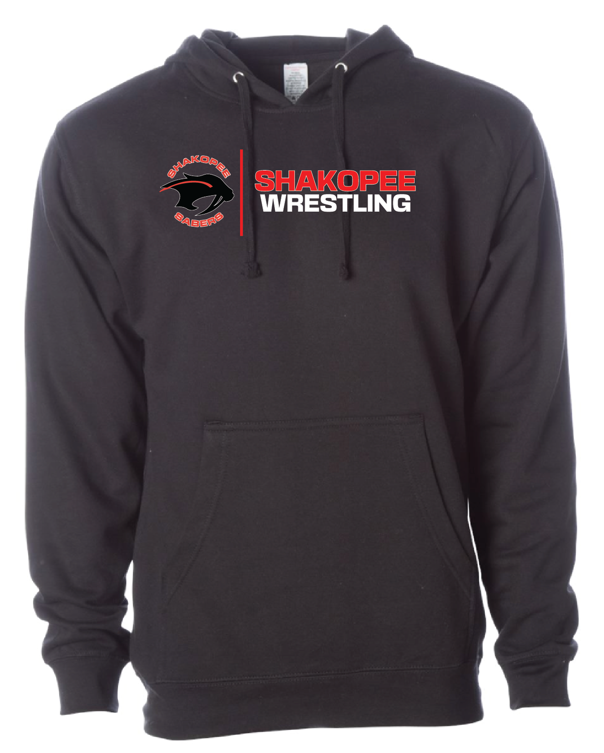 Shakopee Wrestling Black Hoodie