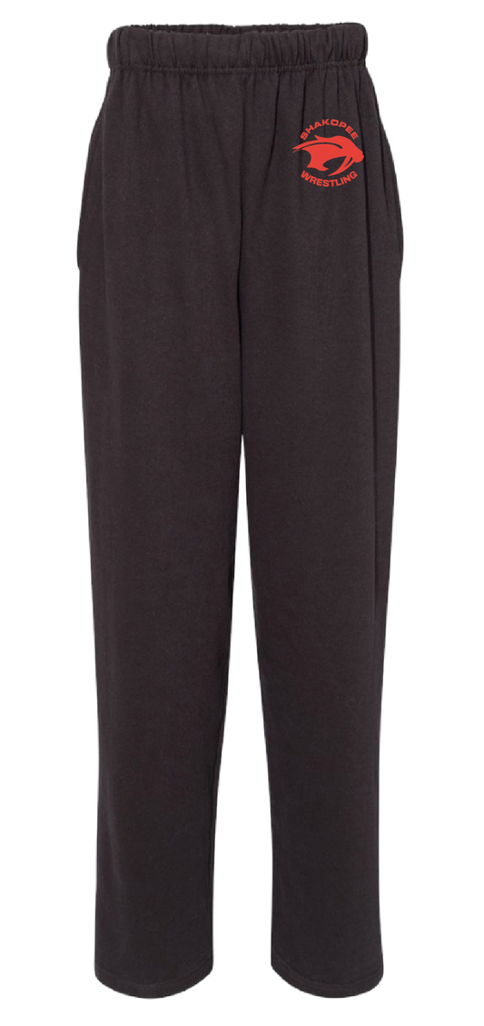 Shakopee Wrestling Open Bottom Sweatpants