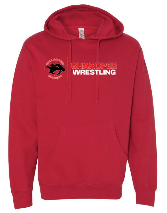 Shakopee Wrestling Red Hoodie
