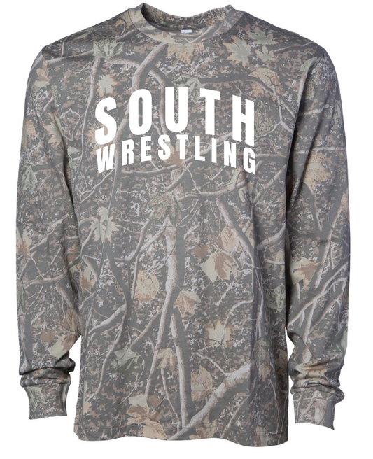 South Long Sleeve Camo Tee