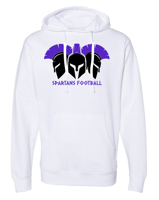 Spartan White Hoodie