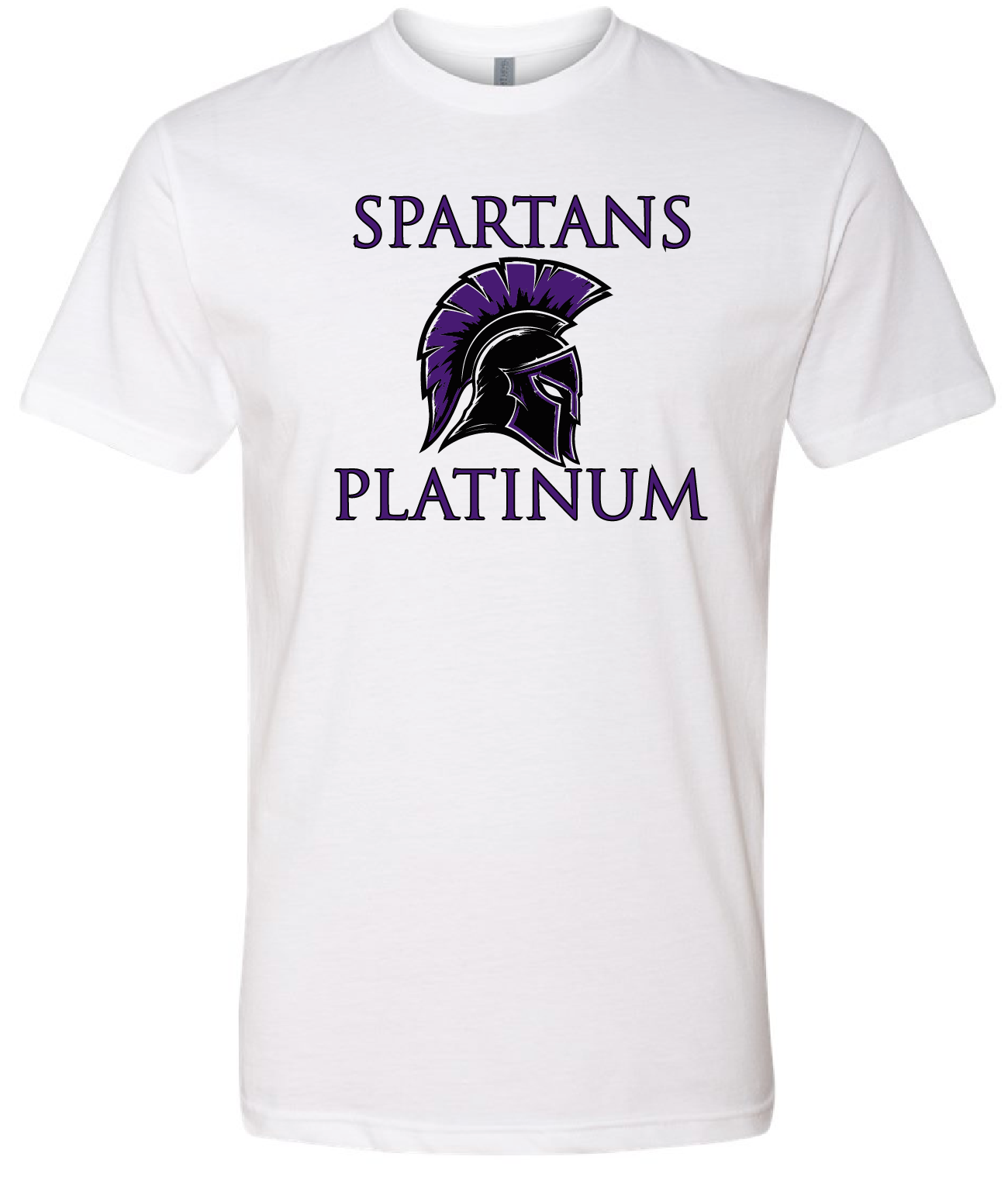 Spartan Platinum White tee